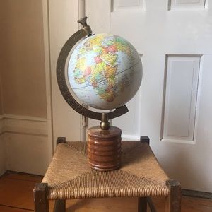Room Decor Earth Globe Vintage Decoration
